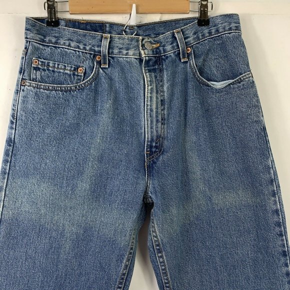 Vtg Levis 505 Red Tab USA Jeans Men Sz 34x36 - Picture 2 of 10